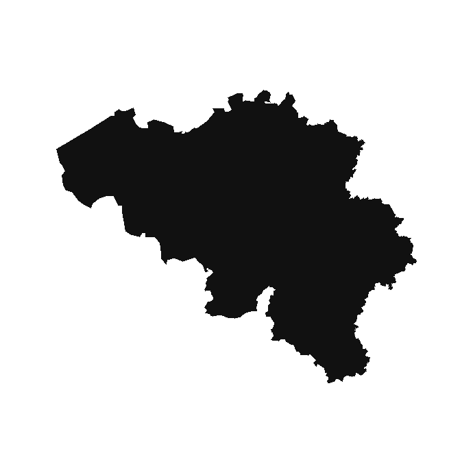 Belgium outline