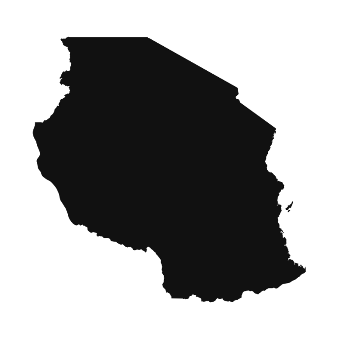 Mt Kilimanjaro outline