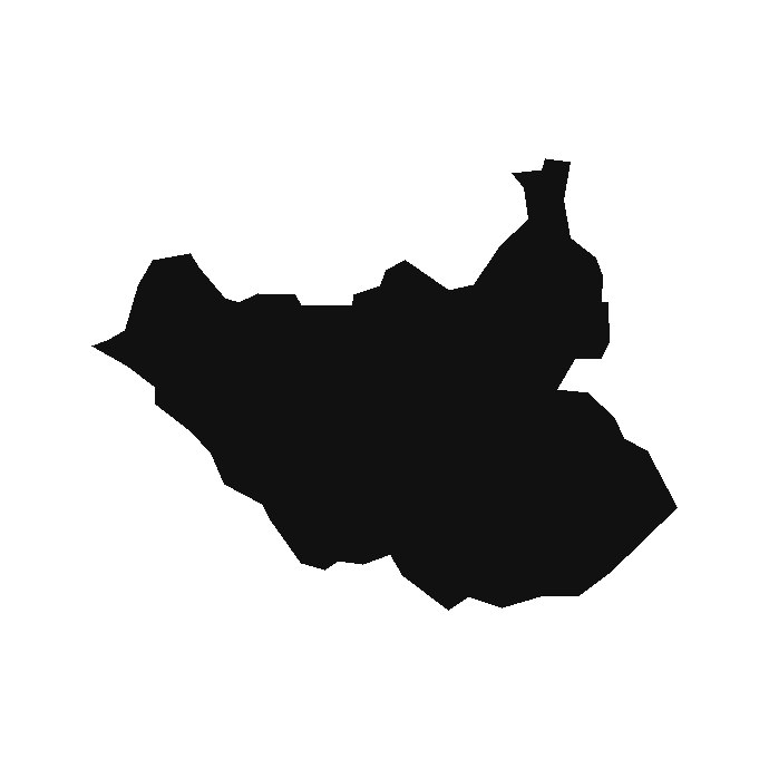 South Sudan outline